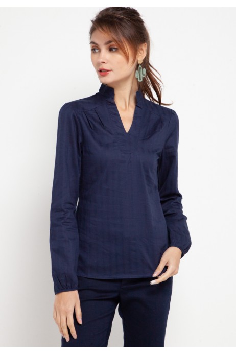 Rhys Blouse In Navy