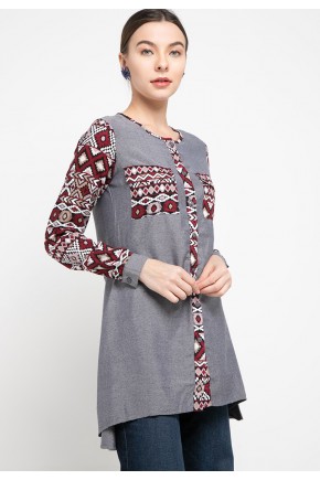 Sophistix Burns Blouse In Maroon