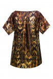   Sophistix Elio Blouse In Brown Print