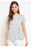 Sophistix Marni Blouse in Grey Print Sophistix Marni Blouse in Grey Print
