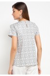 Sophistix Marni Blouse in Grey Print Sophistix Marni Blouse in Grey Print