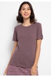 Toscano Lounge Knit Top in Brown