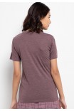 Toscano Lounge Knit Top in Brown