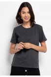Toscano Lounge Knit Top in Dark Grey