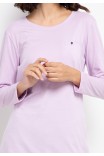 Kiera Lounge Knit Top in Lavender