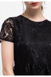 Bianca Lace Blouse in Black